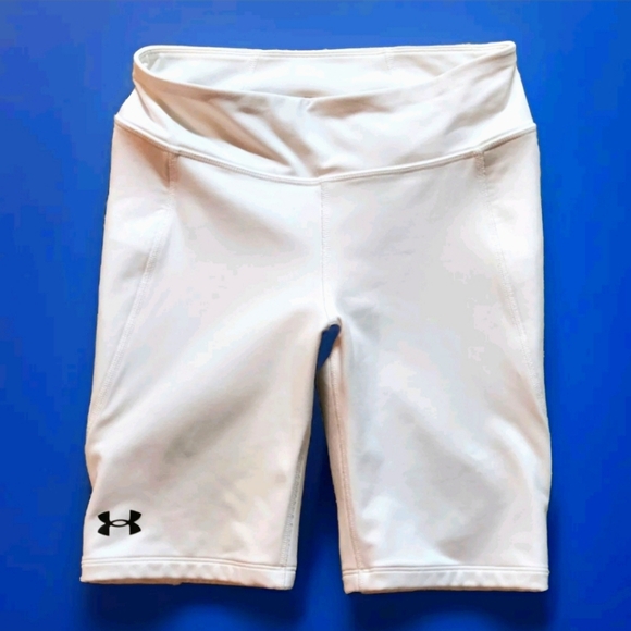 Under Armour Softball  Padded Slider Shorts Size YM Color White - Picture 1 of 12